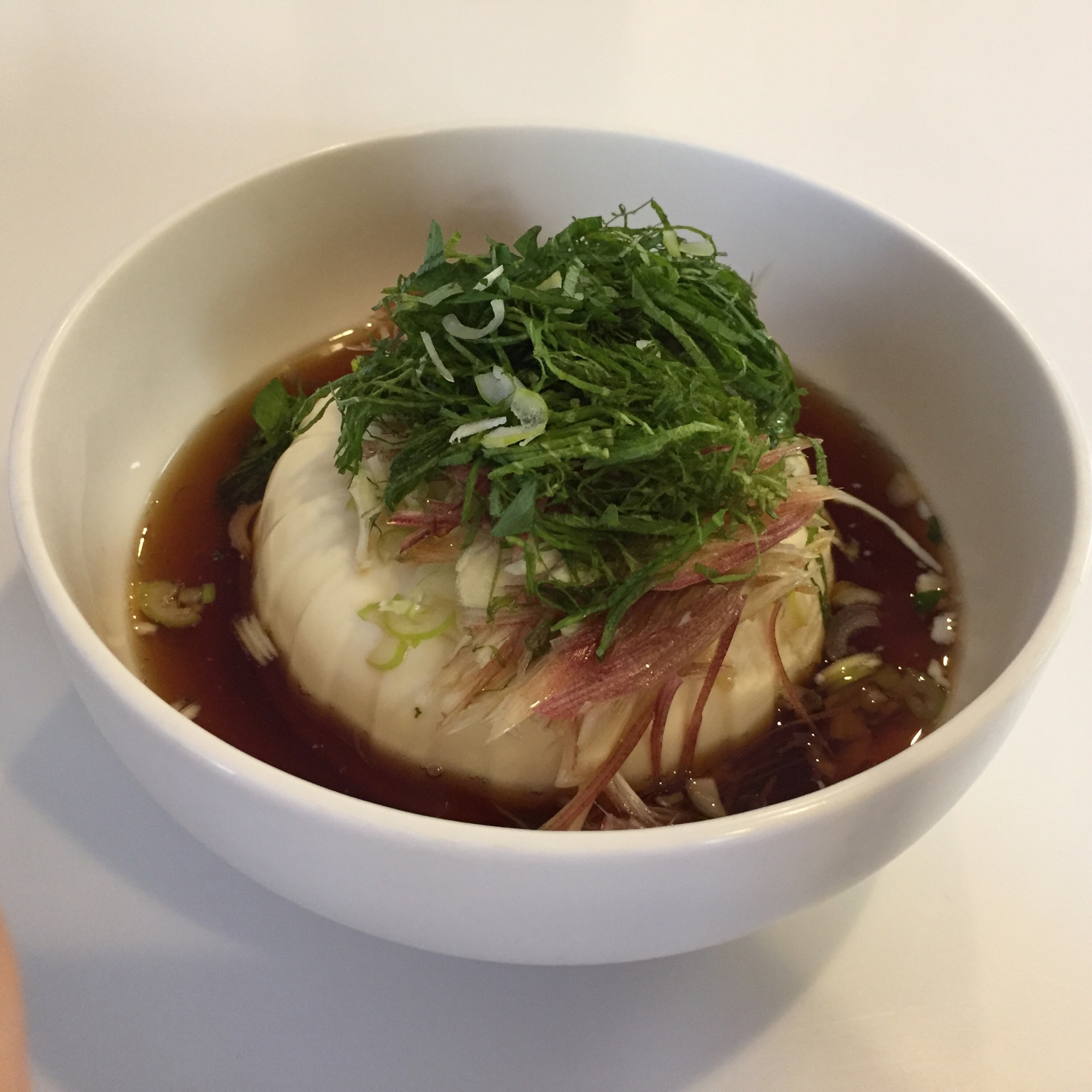 薬味たっぷり!寄せ豆腐