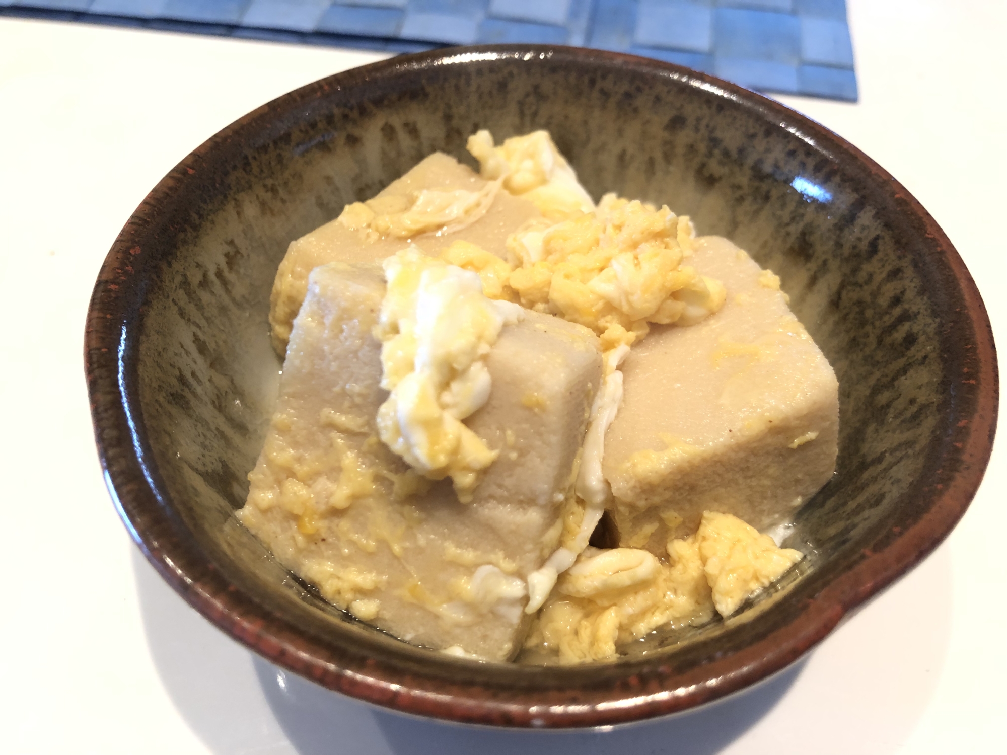 基本の高野豆腐の卵とじ