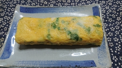 しらすと小ねぎの玉子焼き