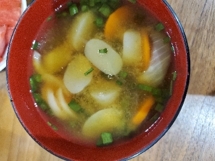 素朴！野菜ときのこの豚汁
