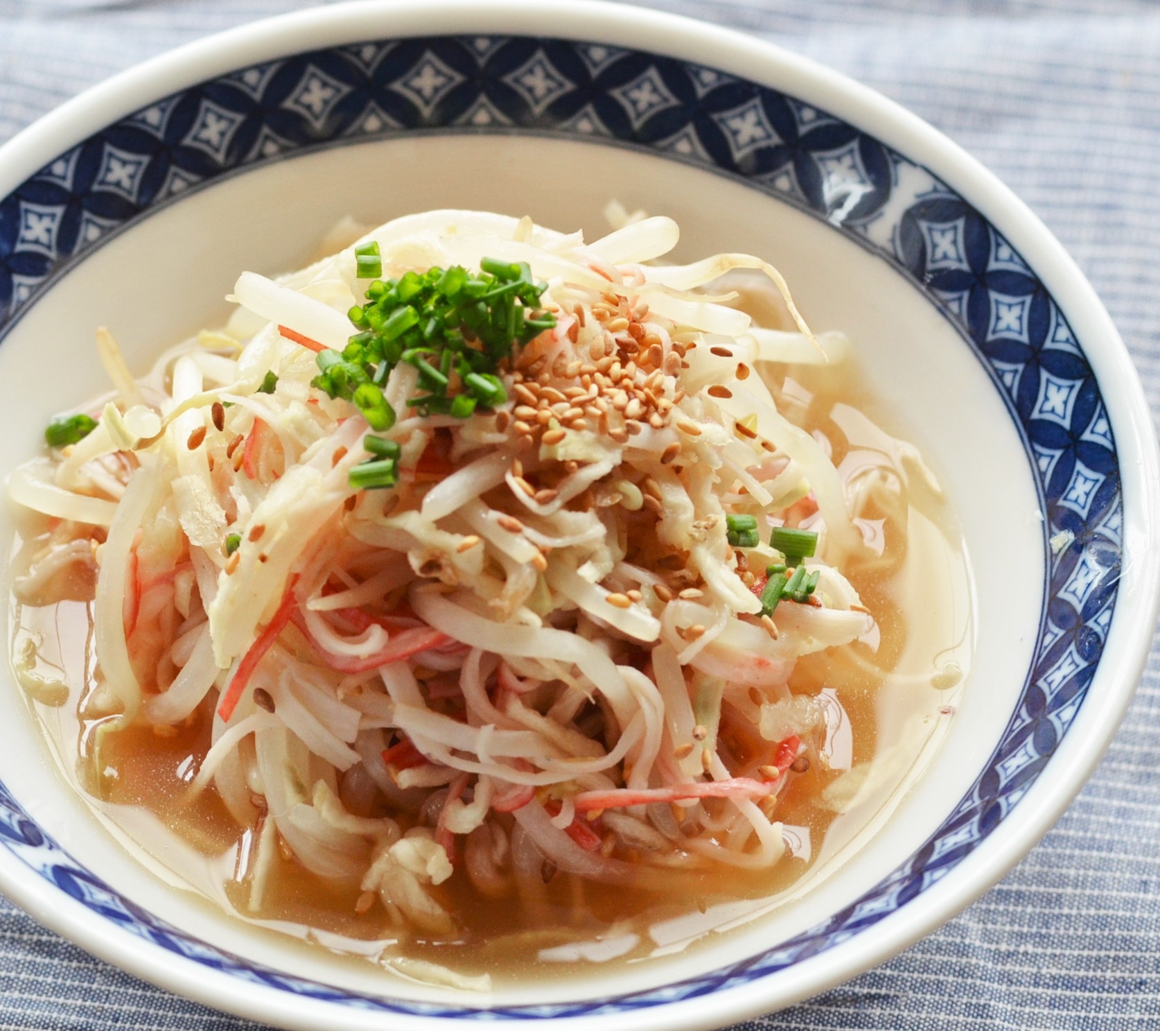 レンジでチン！切り干し大根ともやしの煮びたし