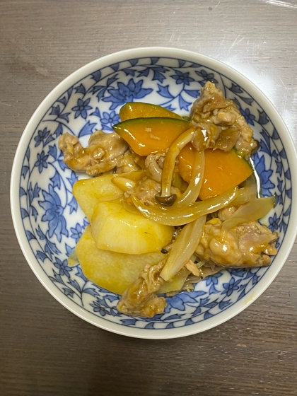 秋に❗️鶏むね肉、かぼちゃ、長芋の甘酢あん【和食】