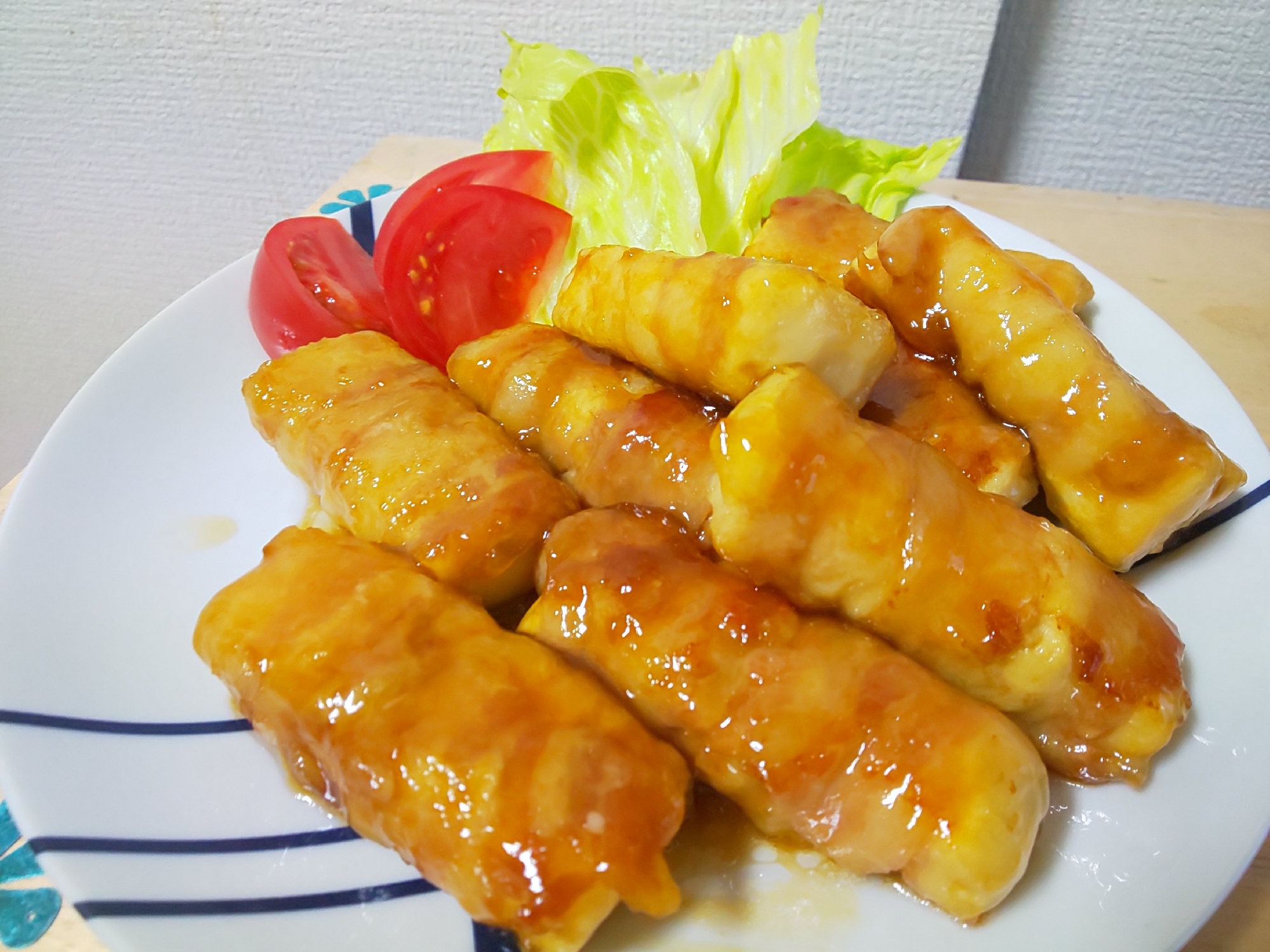 節約！ボリューム満点！肉巻き高野豆腐