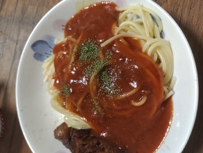 【旨味の塊】パルミジャーノのトマトソースパスタ