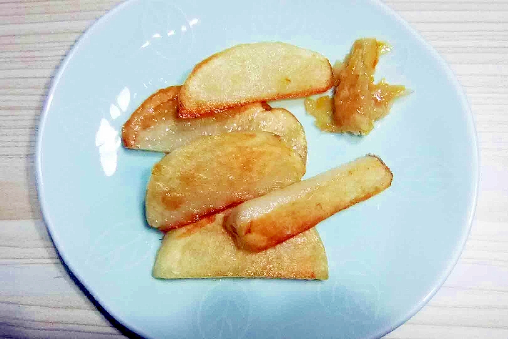 揚げ焼きポテト　塩レモン添え