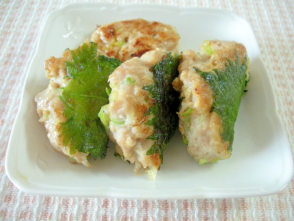 ☆サバのすり身の大葉巻き焼き☆