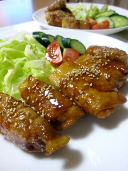 豚バラではないんですが、冷蔵庫にあった薄切り肉で作りました♪
とっても美味しかったです★ごちそうさまでしたー！ヽ|・∀・|丿
