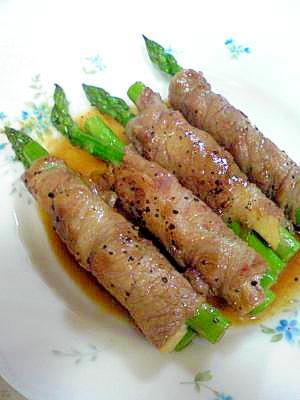 ジューシー☆お肉巻き巻きアスパラ&エリンギ