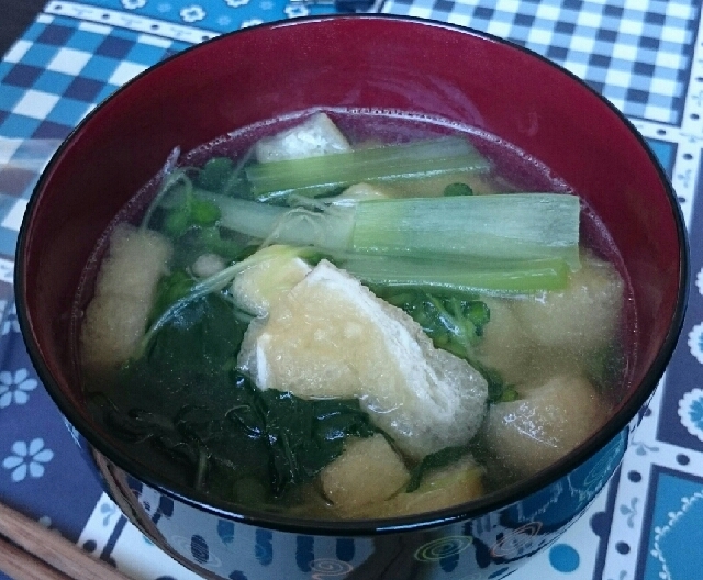 残り野菜で和風スープ