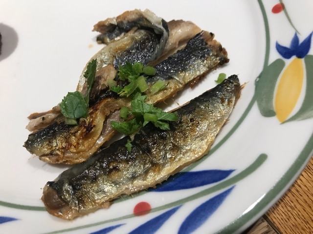 簡単青魚調理☆イワシの開きのポン酢煮