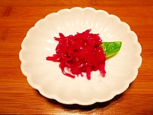 梅酢☆紫キャベツの甘酢漬け