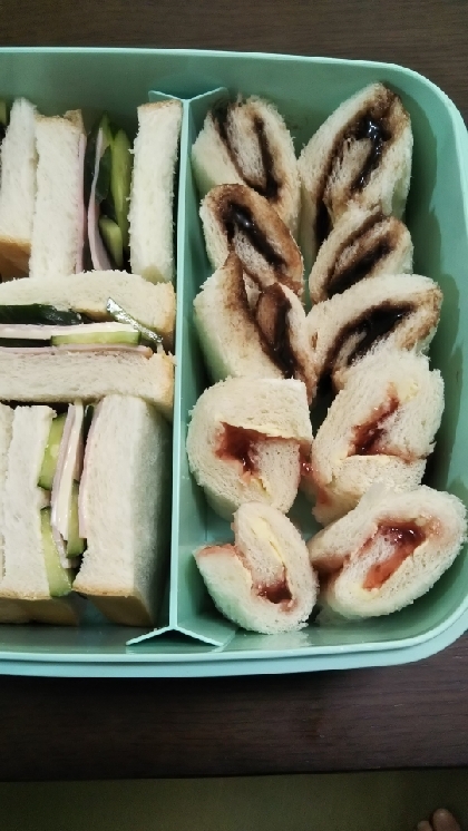 子どものお弁当に 大好きサンドイッチロール 3種 レシピ 作り方 By ラムちゃん1224 楽天レシピ 子どものお弁当に 大好きサンドイッチロール 3種 レシピ 作り方 By ラムちゃん1224 楽天レシピ