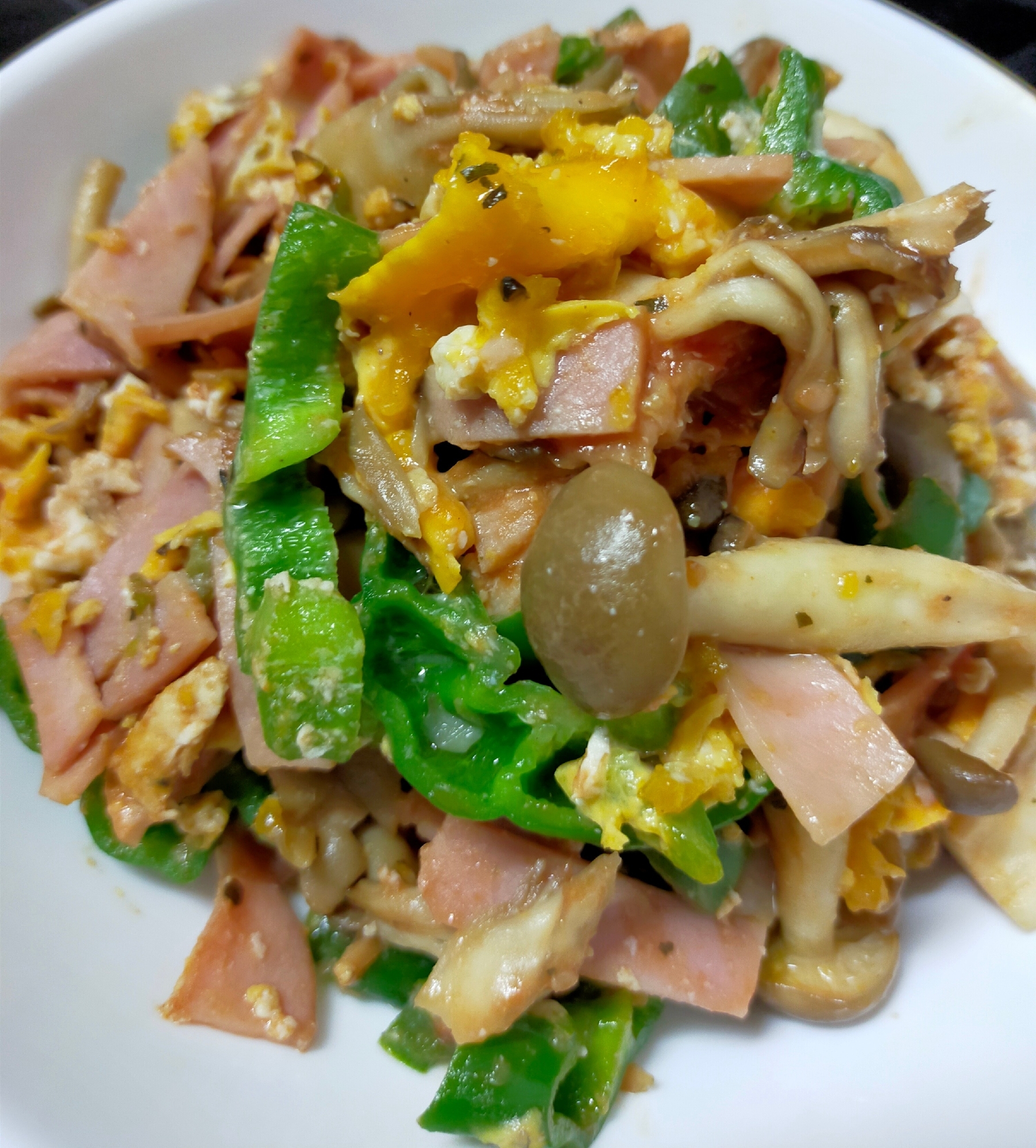 ピザ風味の野菜たまご