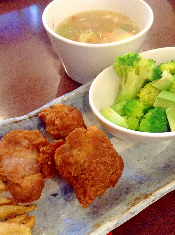 コンソメ風味のからあげ