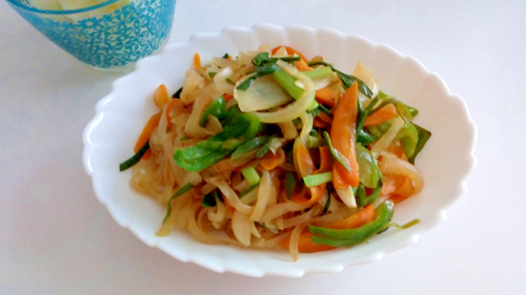 フォー麺で和風焼きそば