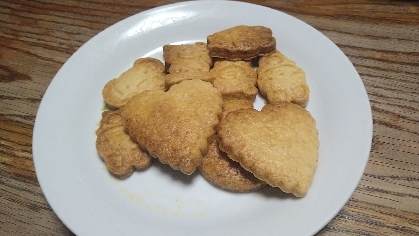 子どもと一緒に作りました。サクサクで美味しかったです。