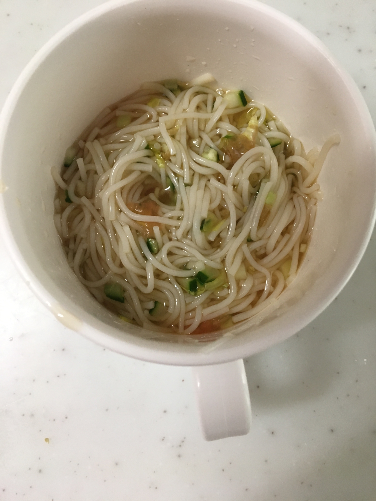 離乳食完了期☆ミニトマトのきゅうりの素麺☆