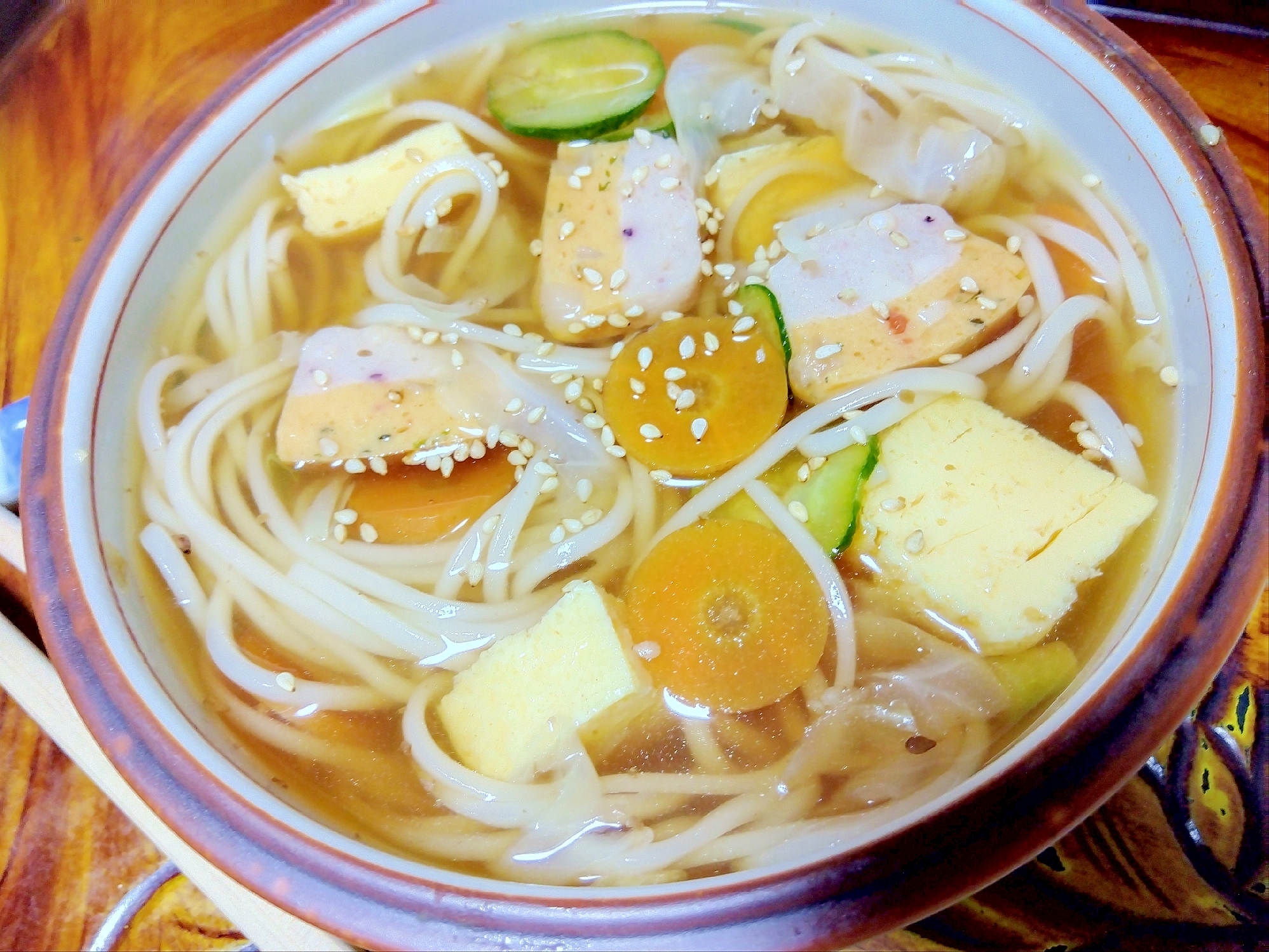 冷やし中華からのラーメン