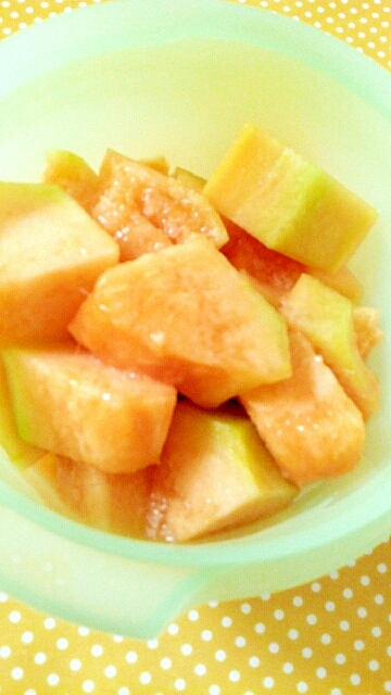 甘みが少ないメロンを美味しく はちみつメロン レシピ 作り方 By ラズベリっち 楽天レシピ