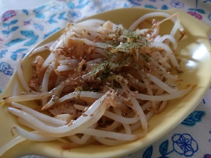 簡単！激安！もやしと油揚げのごま酢あえ