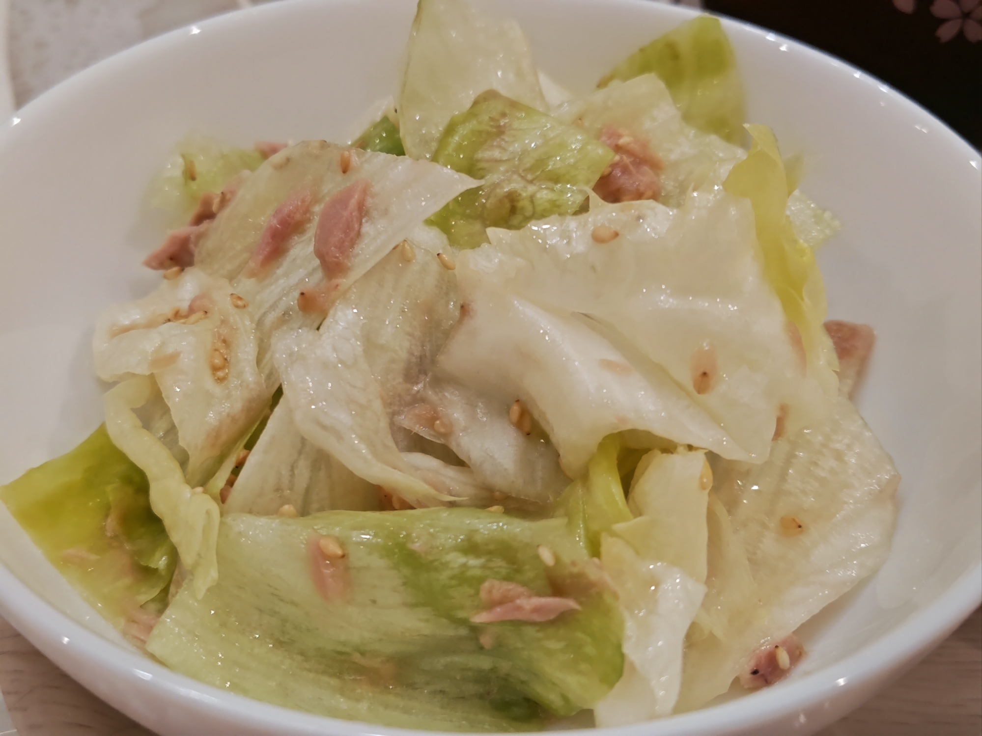 ♡レタスとツナでシャキシャキナムル