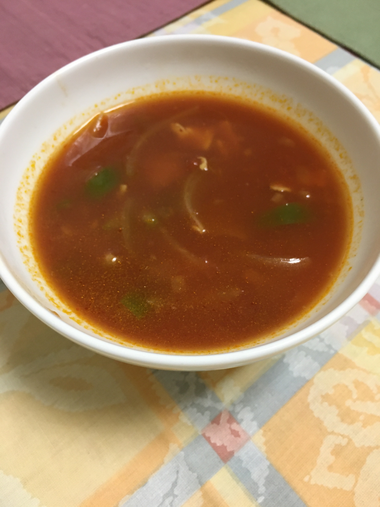 野菜たっぷりトマトスープ