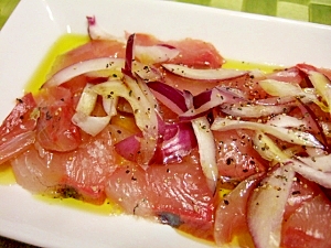 簡単 ツバスのカルパッチョ レシピ 作り方 By そらまめひよこ 楽天レシピ 簡単 ツバスのカルパッチョ レシピ 作り方 By そらまめひよこ 楽天レシピ