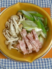 ネギとシメジとベーコンのバター醬油炒め レシピ 作り方 By テツオ63 楽天レシピ