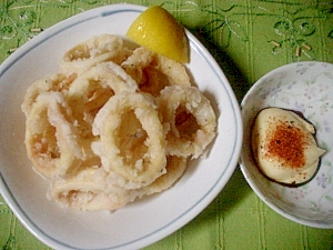 イカの片栗粉揚げ☆