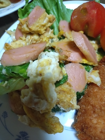 ちくわがなかったので常備している魚肉ソーセージで作りました♪美味しかったです★ごちそうさまでした(*^^*)