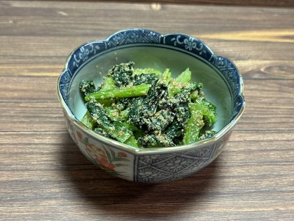 小松菜の一番美味しい食べ方！小松菜の胡麻和え