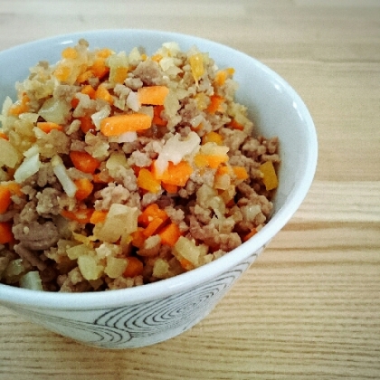 肉みそそぼろ丼♪