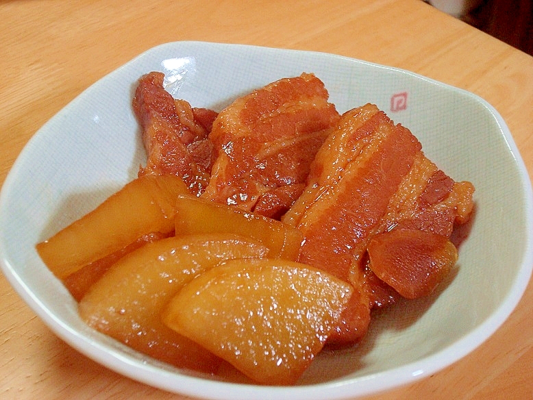 圧力鍋で豚の角煮