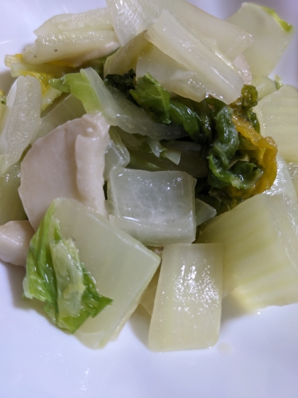 白菜ときのこのクリーム煮