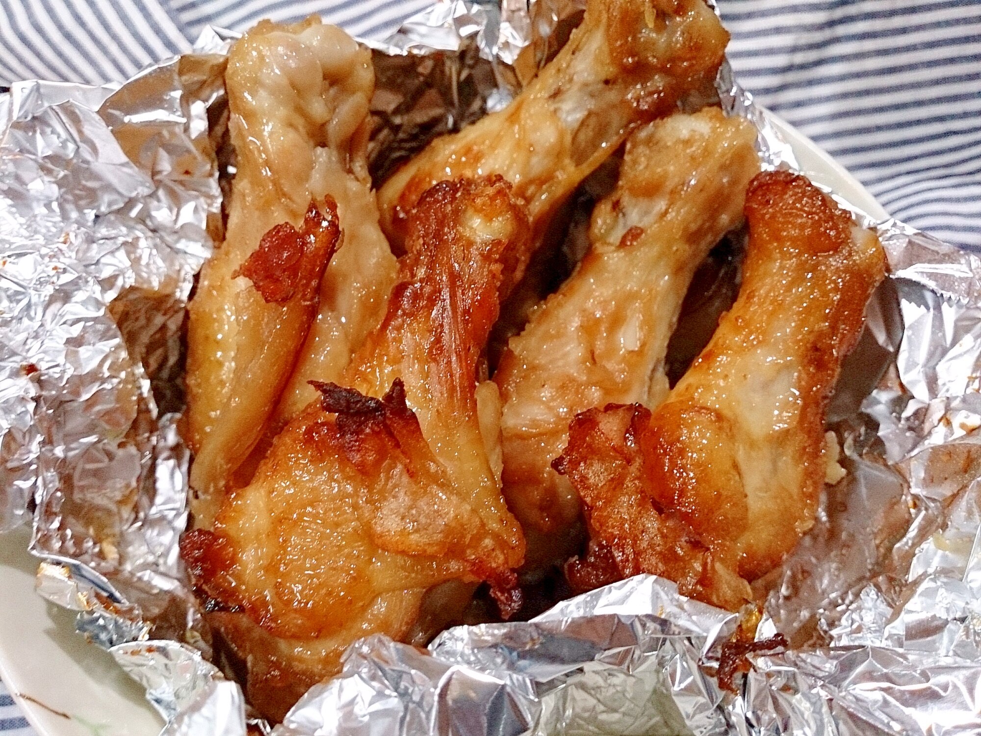 鶏の手羽元の甘酸っぱ唐揚げ(ノンフライヤー) レシピ・作り方 by