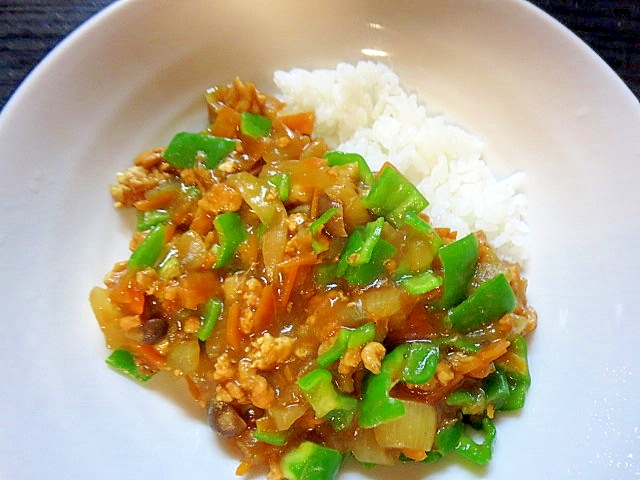 鶏ミンチでキーマカレー