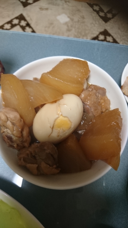 鶏肉とこんにゃくと色々野菜の煮物