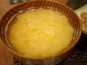 玉葱in米粉だんご汁