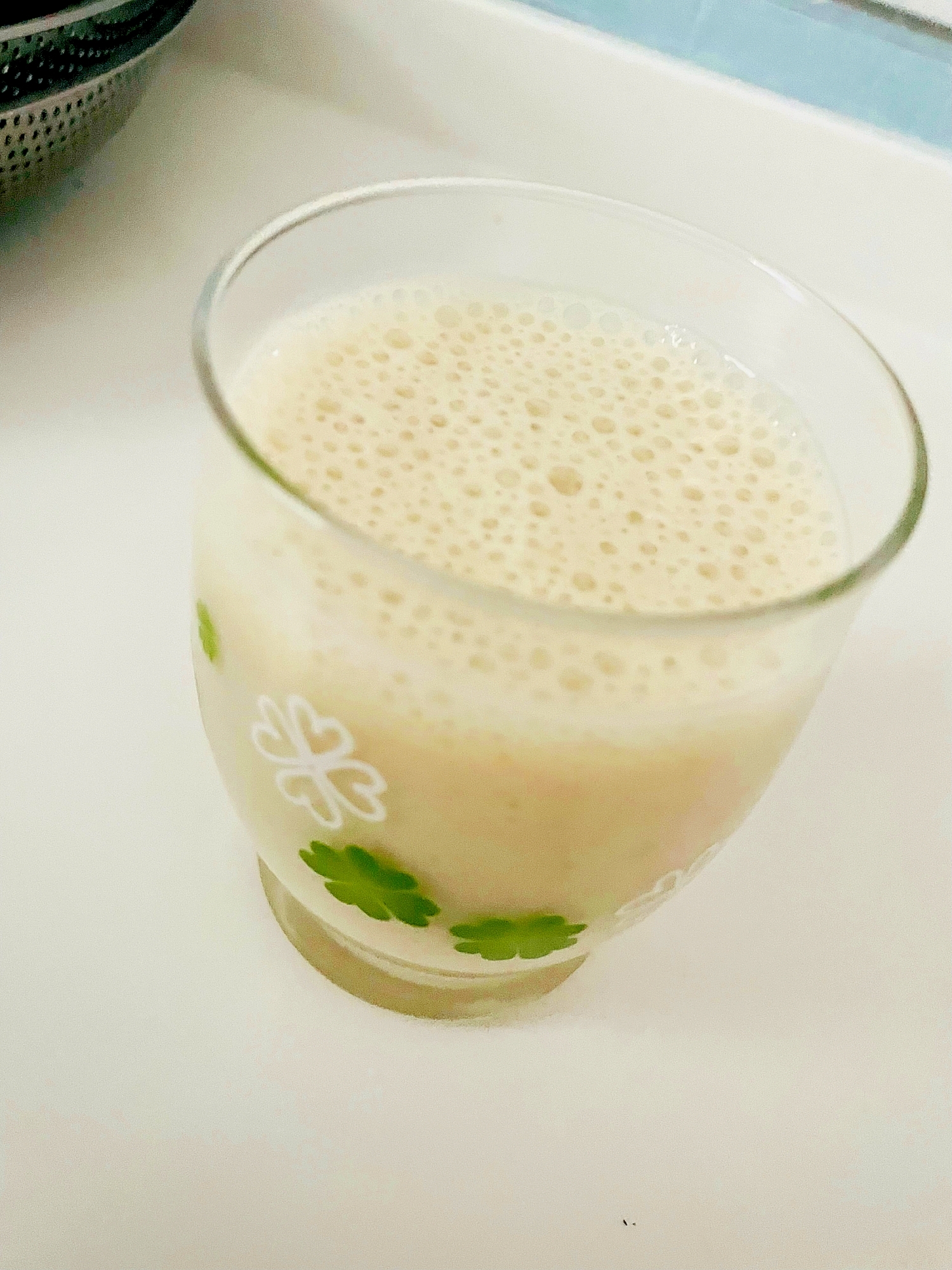 豆乳で！バナナスムージー