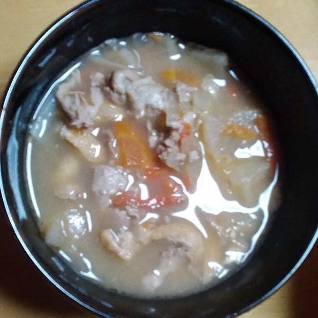 寒い時期に☆温まる豚汁