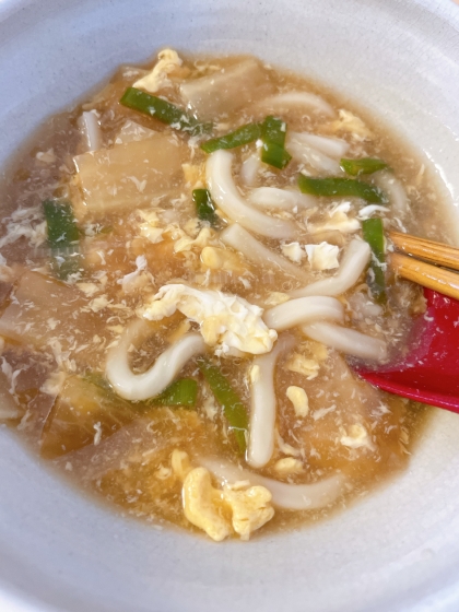 息子とのお昼ご飯に作りました。
ホッとあったまる美味しいうどんでした♪