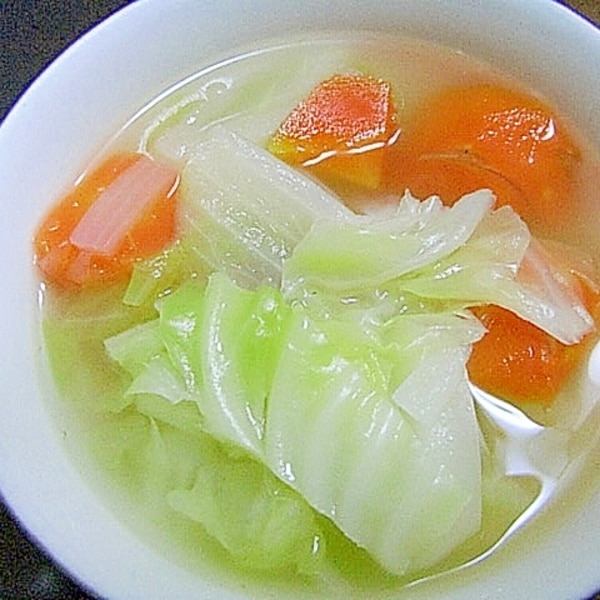 セロリの葉でコクを ベーコンとキャベツの野菜スープ レシピ 作り方 By ニーナねこ 楽天レシピ セロリの葉でコクを ベーコンとキャベツの野菜スープ レシピ 作り方 By ニーナねこ 楽天レシピ