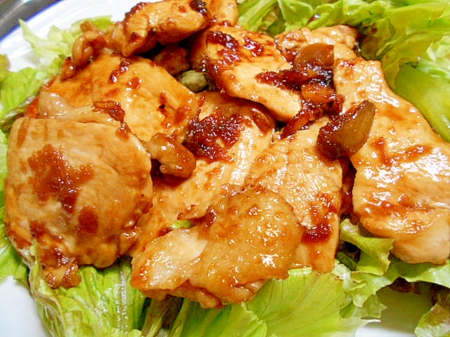 鶏むね肉のにんにく醤油焼き レシピ 作り方 By Chaachan6066 楽天レシピ