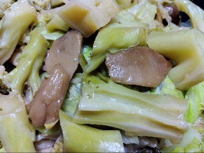 ブロッコリー茎でなんちゃってメンマ？