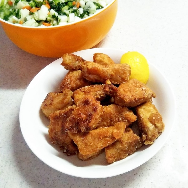 お初 もうかさめ 毛鹿鮫 の竜田揚げ レシピ 作り方 By ぺるく ろ 楽天レシピ お初 もうかさめ 毛鹿鮫 の竜田揚げ レシピ 作り方 By ぺるく ろ 楽天レシピ