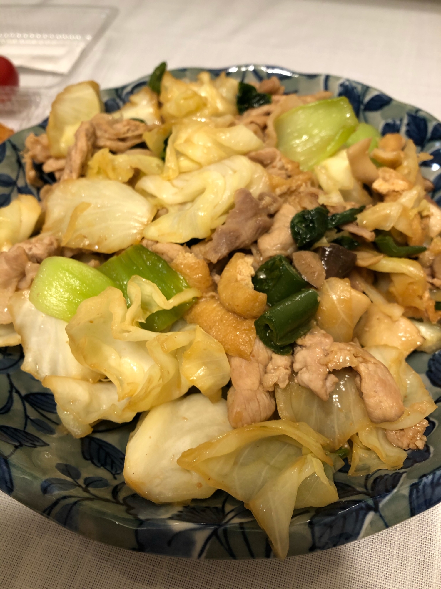豚肉と野菜の甘味噌炒め(回鍋肉風)