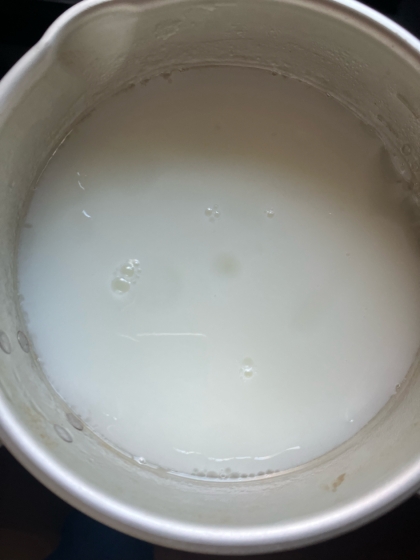 レンジで簡単 甘酒ミルクプリン