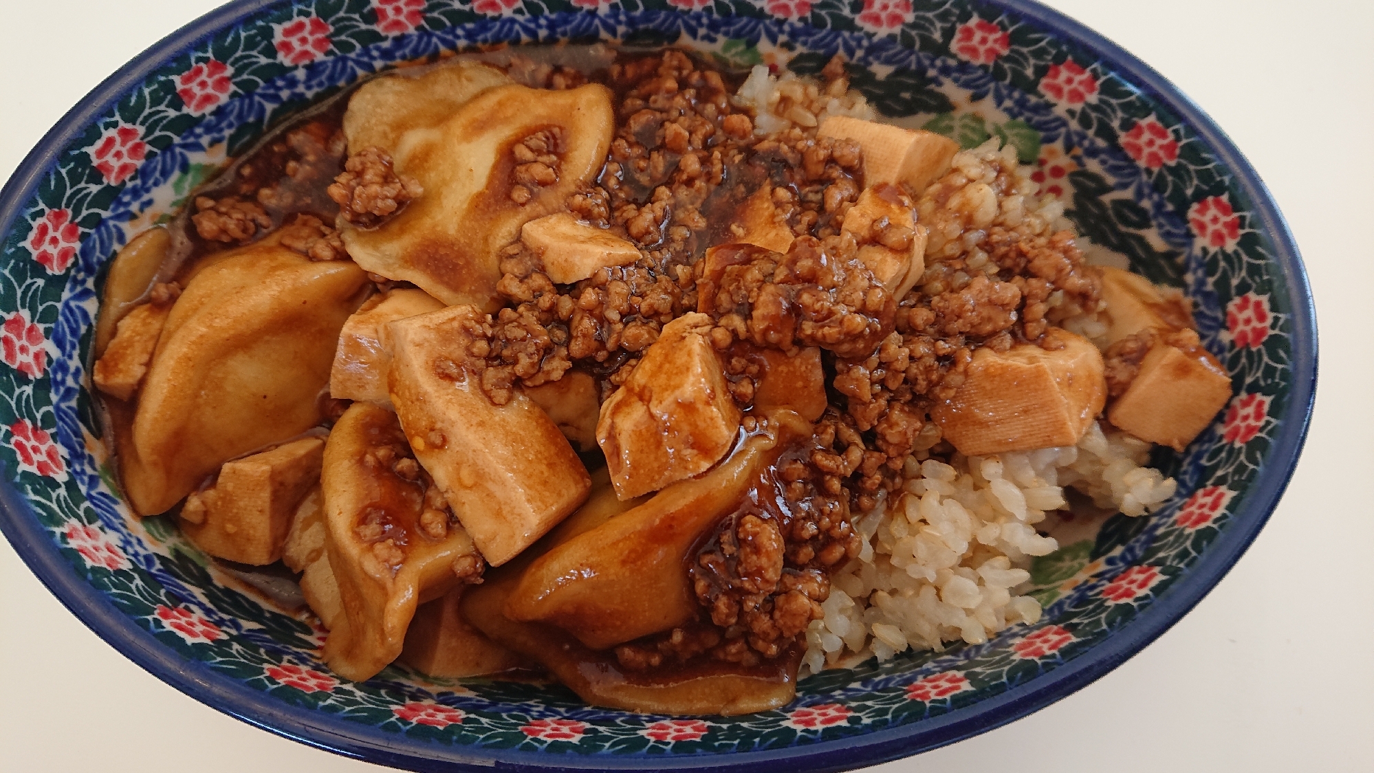 水餃子入り⭐大満足な麻婆豆腐