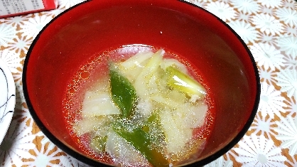 余った野菜で豚汁