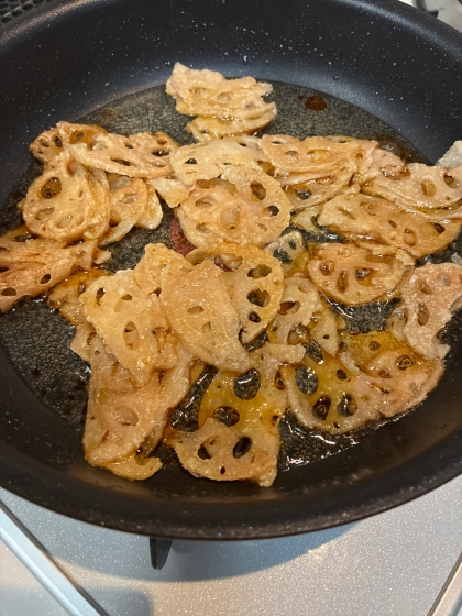 サクサク♡甘酢が美味しい♡れんこんの甘酢炒め